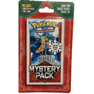 Pokémon Mystery Pack Sealed Seeded 1:10 EX Crystal Guardians